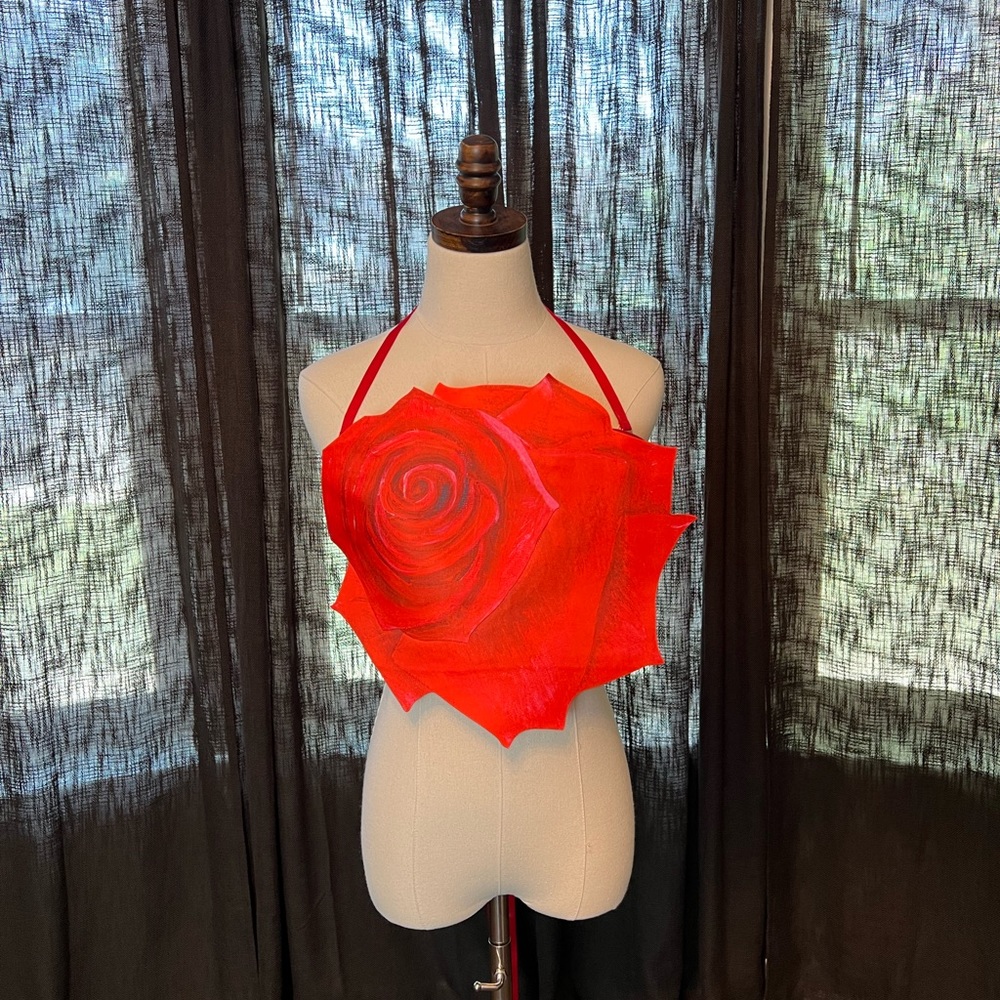 Tyler McGillivary Rose Corset Top M